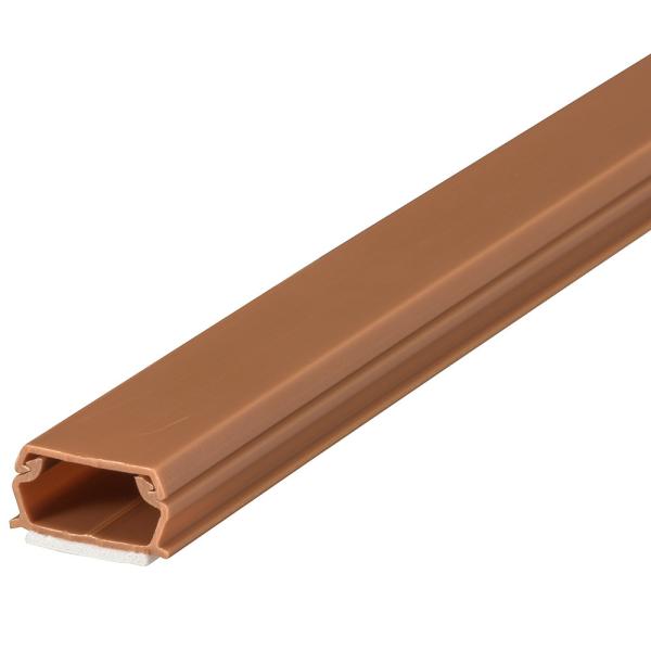 オーム電機　DZ-AMT21-T　テープ付ABSモール2号 1m ブラウン [品番]00-9804