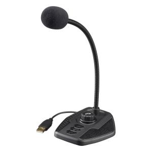 オーム電機 MIC-RGB01-K AudioComm_USBゲーミングマイク 01-0060