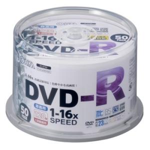 オーム電機 PC-M16XDRCP50S DVDーR 16倍速対応 録画用 50枚 スピンドル入 0...