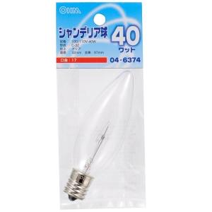 オーム電機 シャンデリア球 40W E17の買取情報