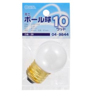 OHM（オーム電機） シャンデリア球 25W E26 クリア LB-C7625-C 【品番 