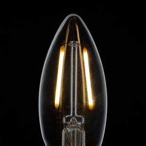 オーム電機 LED電球 フィラメント シャンデ...の詳細画像1