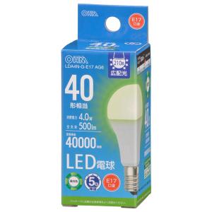 オーム電機 LED電球 ミニレフランプ形 40形相当 E17 電球色 [品番]06