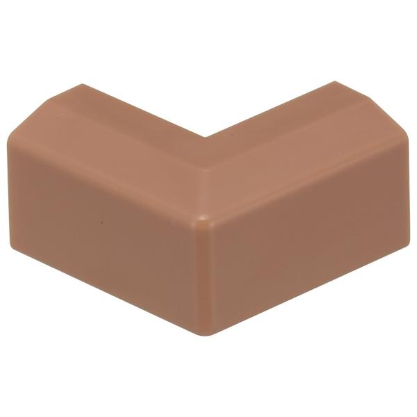 オーム電機　DZ-AMD1-T/2P　モール用出ズミ1号 茶 2個入 [品番]09-2662