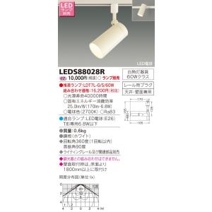 【法人様限定】東芝　LEDスポットライト（ランプ別売）　LEDS88028R【受注品】｜e-dennet