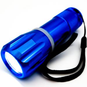 アウトレット 懐中電灯 ハンディライト 9LED LIGHT 9 LEDライト LED9PENB ブルー 防災グッズ 防災用品 アウトドア 箱無し