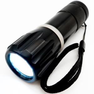 アウトレット 懐中電灯 ハンディライト 9LED LIGHT 9 LEDライト LED9PENK ブラック 防災グッズ 防災用品 アウトドア 箱無し