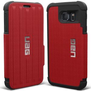 アウトレット メール便可 UAG-GLXS6F-RED Galaxy S6 フォリオ ケース レッド 国内正規代理店品 URBAN ARMOR GEAR｜e-device