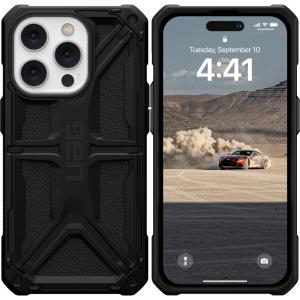 iPhone14 Pro用コンポジットケース MONARCH ブラック UAG-IPH22MB-P-BK アウトレット メール便可｜e-device