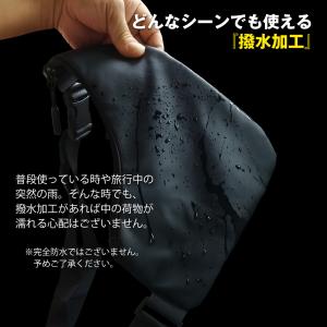 ショルダーバッグ メンズ 撥水 ボディバッグ ...の詳細画像5