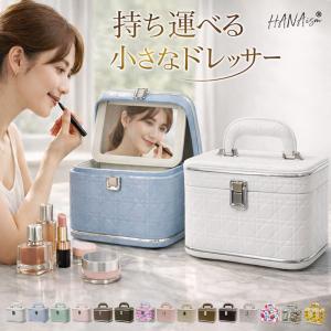 日本製】昭和レトロ メイクボックス（コスメボックス）水玉柄/ドット