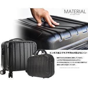 ミニトランク付き スーツケース SSサイズ 機...の詳細画像2