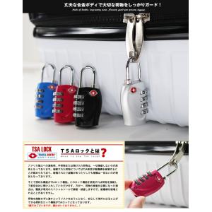 TSAロック ダイヤル式 南京錠 鍵 合金 ス...の詳細画像1