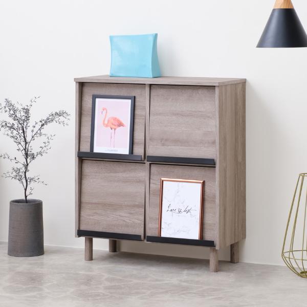 マガジンラック 本立て 棚 本棚 ラック キャビネット 幅80 ベーシックプラス 12 ISSEIK...