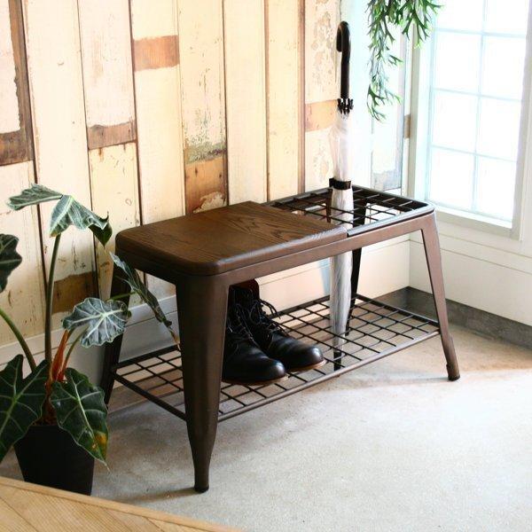 ベンチ 椅子 イス チェアー チェア 腰かけ アンブレラスタンド 傘立て 1281umbrella ...