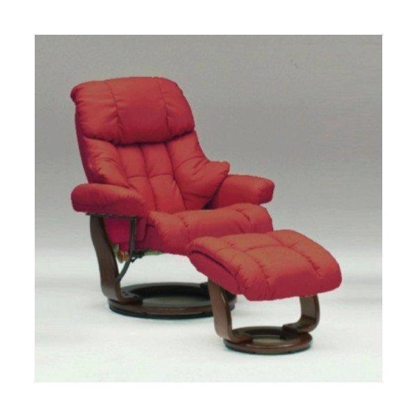 パーソナルチェア リクライニングチェア ソファ 1人掛け PEGASUS 2 レッド (282)
