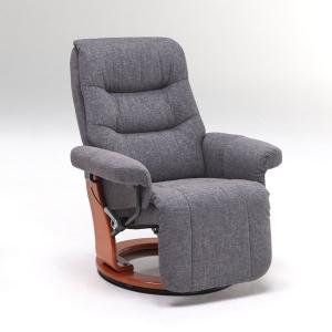 パーソナルチェア リクライニングチェア 椅子 イス チェア ソファ 1人掛け回転 SUPICA グレー (282)｜e-dollar