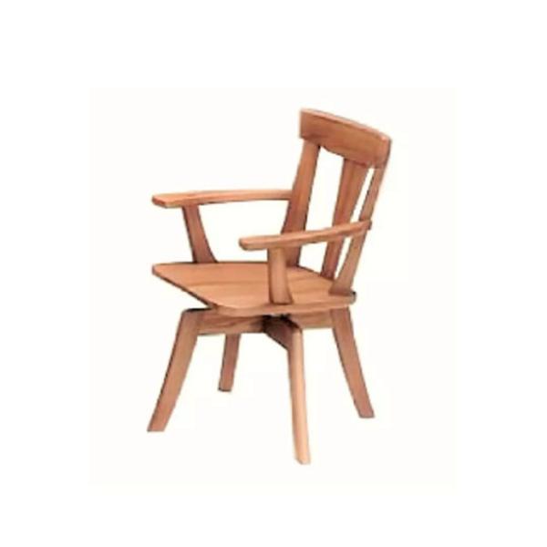 ダイニングチェア 椅子 イス 回転 肘付き 木目 IBUKI