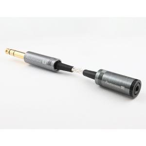 日本ディックス Φ6.3PLUG-Φ3.5JACK変換アダプター 変換ケーブル (NBH1-26-002)｜e-earphone