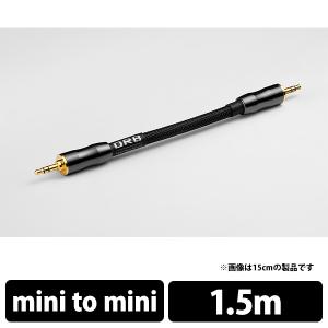 (お取り寄せ) ORB オーディオケーブル J10-mini Clear force Nova（1.5m）｜e-earphone