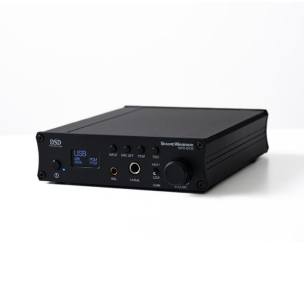 SOUND WARRIOR SWD-BA30 ヘッドホンアンプ DAC搭載 据え置き デスクトップ ...