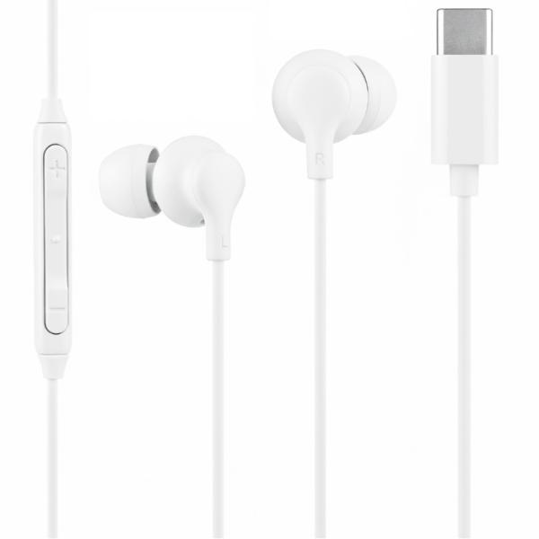 air-J Smoony TypeC接続イヤホン ホワイト 【HA-ES48 WH】 イヤフォン カ...