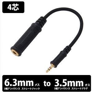 GRADO グラド Braided Mini Adaptor Cable - 4 conductor (6.3mm to 3.5mm変換ケーブル)の商品画像