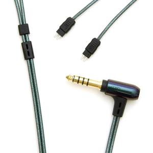 onso 05シリーズ trans 4.4mm5極-2PIN CIEM L/R(iect_05_bl4c_120) イヤホン用 リケーブル｜e-earphone