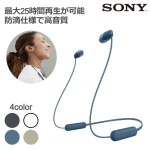 SONY WI-C100 LZ ブルー ワイヤレス イヤホン Bluetooth マイク付き｜eイヤホン Yahoo!ショッピング店