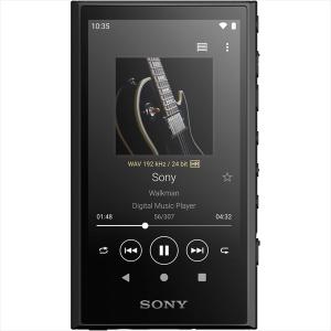 SONY ソニー NW-A307 BC ブラック 64GB Walkman ウォークマン A300シリーズ 最新 高音質 ハイレゾ (送料無料)｜e-earphone