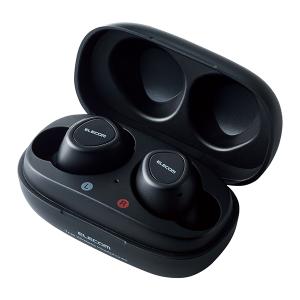 完全ワイヤレス イヤホン ELECOM LBT-TWS10BK ブラック｜e-earphone