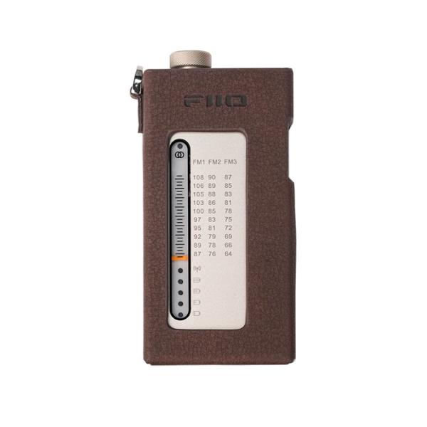 FIIO SK-RR11 ケース Brown 保護ケース アクセサリ 保護カバー PUレザー ストラ...