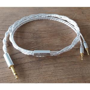 (お取り寄せ) final シルバーコートケーブル 6.3mm 3m D8000/SONOROUS用 ヘッドホンケーブル｜e-earphone