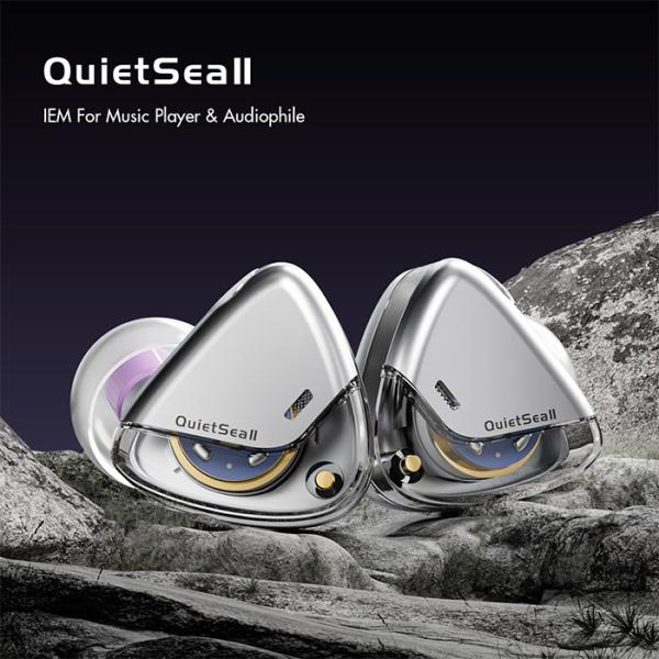 Rose QuietSea II Silver 有線イヤホン イヤホン 有線 カナル型 密閉型 耳掛...