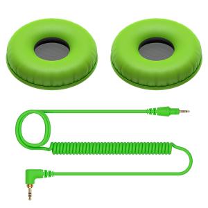 Pioneer DJ HC-CP08-G グリーン イヤパッド ケーブル