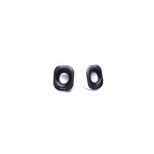 Kellner USB2.0 スピーカー 6W（3W+3W) 白×黒 【KE-SPKW】【USB接続スピーカー】