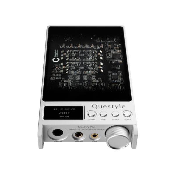 Questyle SIGMA Pro シルバー ポータブルDACアンプ バッテリー搭載 3.5mm ...