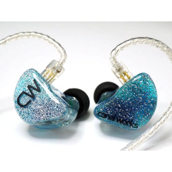 カナルワークス　CW-U18QD（ユニバーサル） 有線イヤホン 密閉型 耳掛け式 リケーブル対応 2...