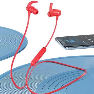 ワイヤレスイヤホン TaoTronics TT-BH07 MK2 RD【レッド】Bluetooth 両耳 左右一体型 防水 高音質 イヤホン