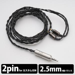 eイヤホン・ラボ Obsidian IPX-2.5mm(イヤループ仕様) 120cm : e