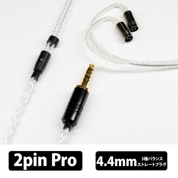 e☆イヤホン・ラボ Axinite（アキシナイト） 2Pin Pro-4.4mm (イヤーループ仕様...