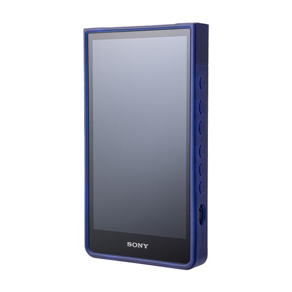 musashino LABEL NW-ZX700シリーズ用ソフトケース マットブルー (CP-NWZ...