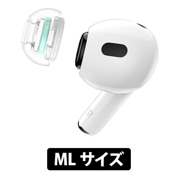 SpinFit SuperFine ML 1ペア Airpods Pro イヤーピース 防水 防塵 ...