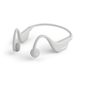 PHILIPS TAK4607GY グレー 骨伝導ワイヤレスイヤホン フィリップス ランニング 散歩 防水 Bluetooth ワイヤレス｜e-earphone
