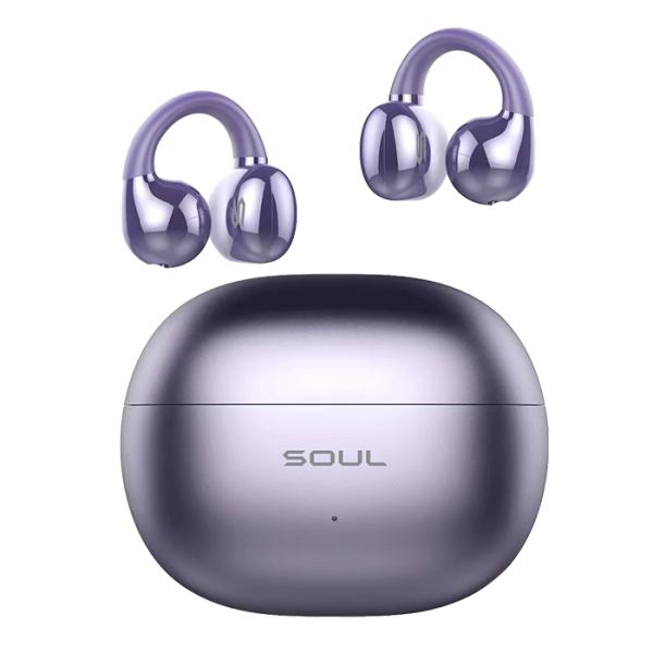 SOUL S-LIVE CLIP PURPLE ワイヤレスイヤホン Bluetooth 耳を塞がない...
