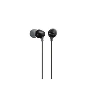 カナル型 イヤホン SONY ソニー MDR-EX15LP/B ブラック｜e-earphone