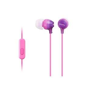 カナル型 イヤホン SONY ソニー MDR-EX15AP/V アクアバイオレット｜e-earphone