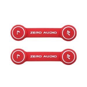 ZERO AUDIO ヘッドホンクリップ(ZA-CLP-RW)レッド(シリコン樹脂製のマグネットクリップ)｜e-earphone