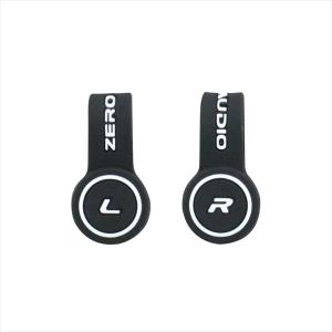 ZERO AUDIO ヘッドホンクリップ(ZA-CLP-KW)ブラック/ホワイト(シリコン樹脂製のマグネットクリップ)｜e-earphone