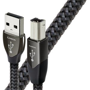 (お取り寄せ) audioquest オーディオデジタルケーブル Carbon USB A → USB B 3m (USB2/CAR/3M)｜e-earphone